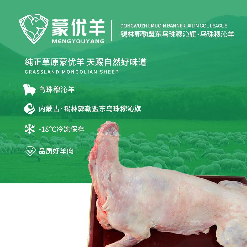 蒙优羊羔羊无尾白条源头工厂内蒙古锡林郭勒精品全羊散养乌珠穆沁羔羊6月龄生态放养纯正好肉零膻肉质紧实口感鲜嫩